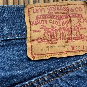 Women’s vintage Levi’s 501 jeans